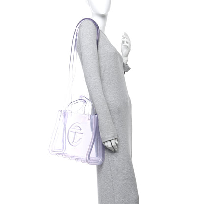 Telfar x MELISSA Jelly Medium Shopping Bag Clear 2 of 9