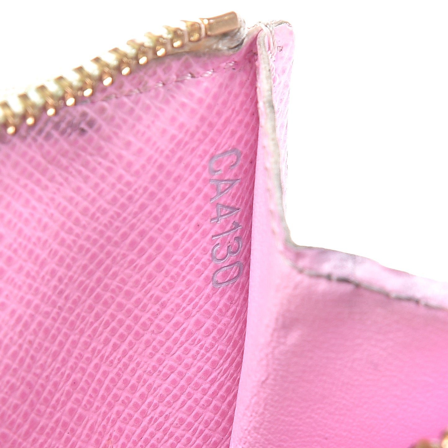 Monogram Multicolor Key Pouch White Litchi