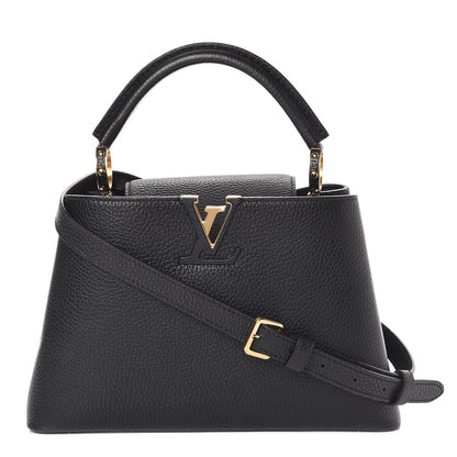 Louis Vuitton Taurillon Capucines BB Black 1 of 13
