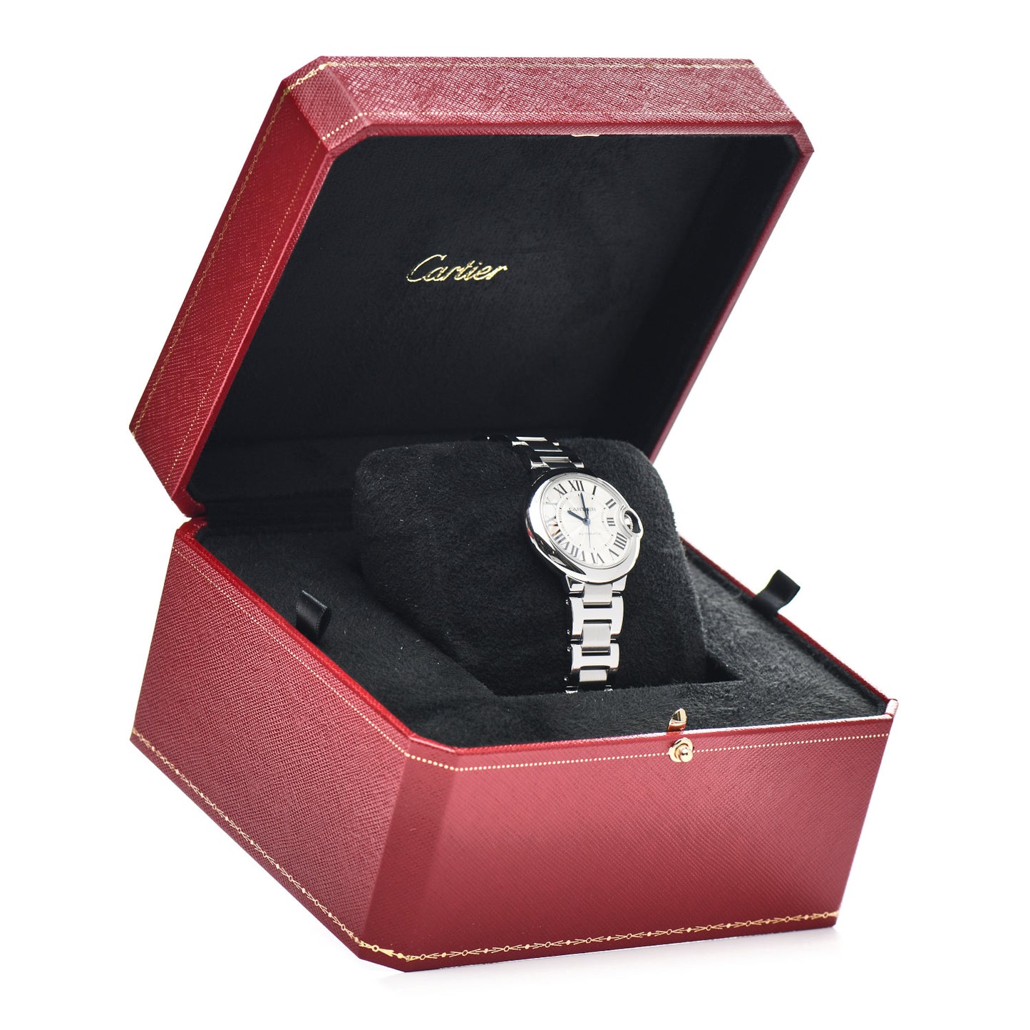 Stainless Steel 33mm Ballon Bleu De Cartier Automatic Watch