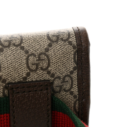 Gucci GG Supreme Monogram Web Small Ophidia Belt Bag Brown 17 of 17