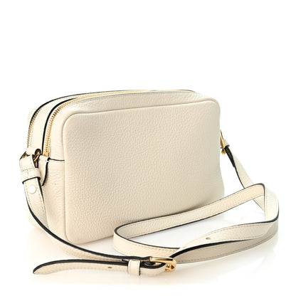 Prada Vitello Daino Soft Medium Double Zip Shoulder Bag White 3 of 10