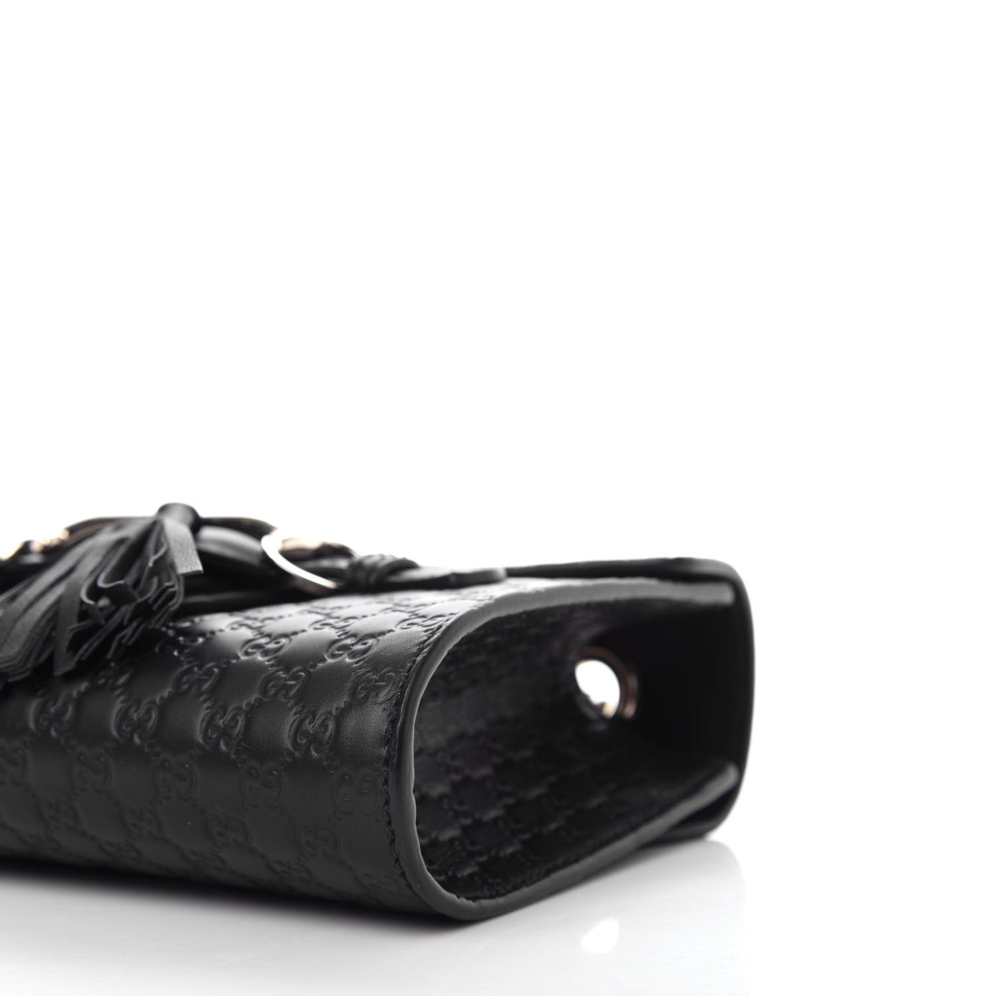 Microguccissima Mini Emily Shoulder Bag Black