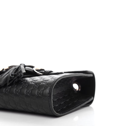 Gucci Microguccissima Mini Emily Shoulder Bag Black 9 of 10