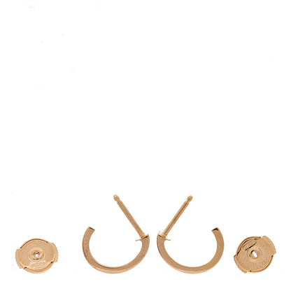 Cartier 18K Pink Gold Small LOVE Hoop Earrings 3 of 6