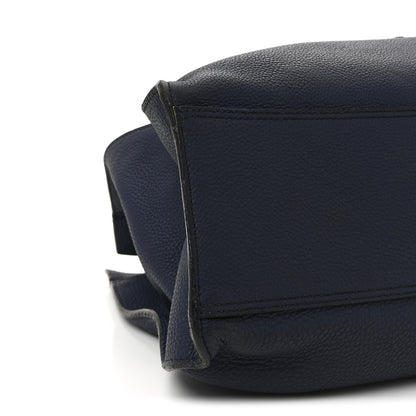 Gucci Soft Calfskin Medium Jackie Top Handle Bag Classic Blue Marine 9 of 10