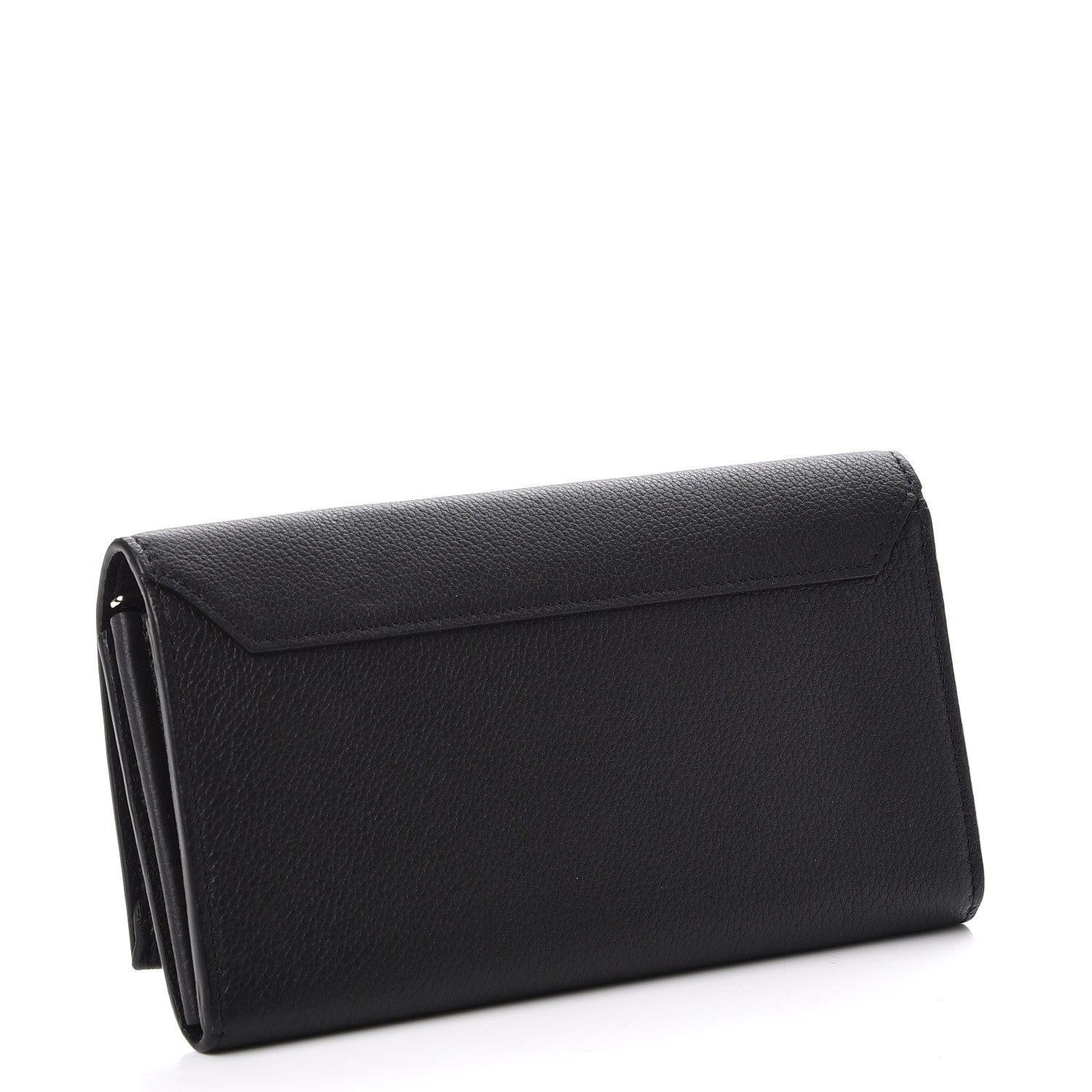 Louis Vuitton Calfskin Lockme II Wallet Black 3 of 7