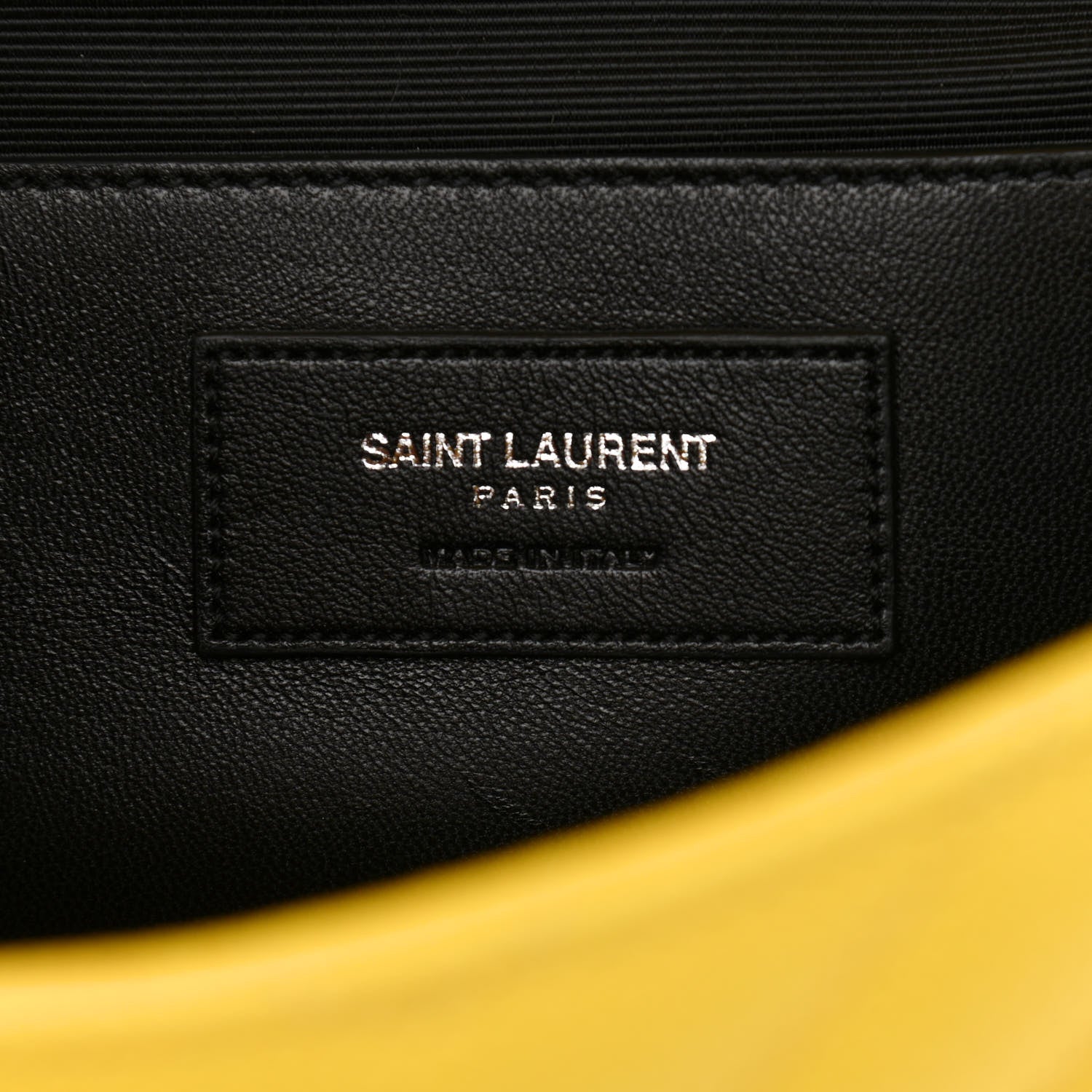 Saint Laurent Sheepskin Matelasse Chevron Monogram Medium Chain Bag Mimosa 7 of 11