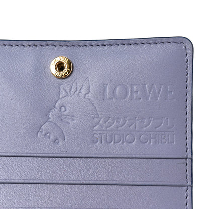 Loewe X HOWL'S MOVING CASTLE Classic Calfskin Magical Sky Compact Zip Wallet Marine 7 of 9
