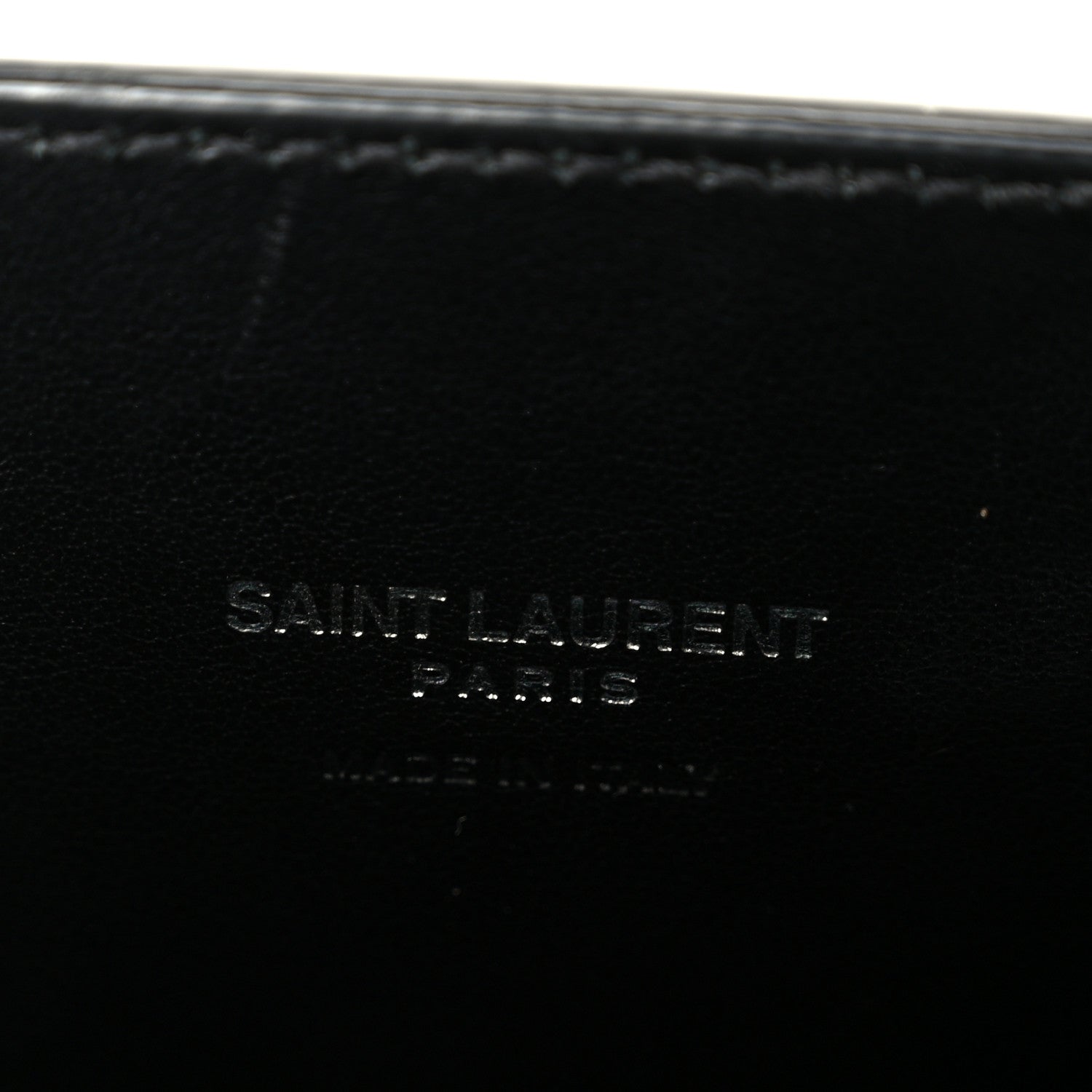 Saint Laurent Calfskin Crocodile Embossed Nano Sac De Jour Black 7 of 11
