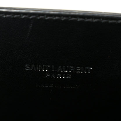 Saint Laurent Calfskin Crocodile Embossed Nano Sac De Jour Black 7 of 11