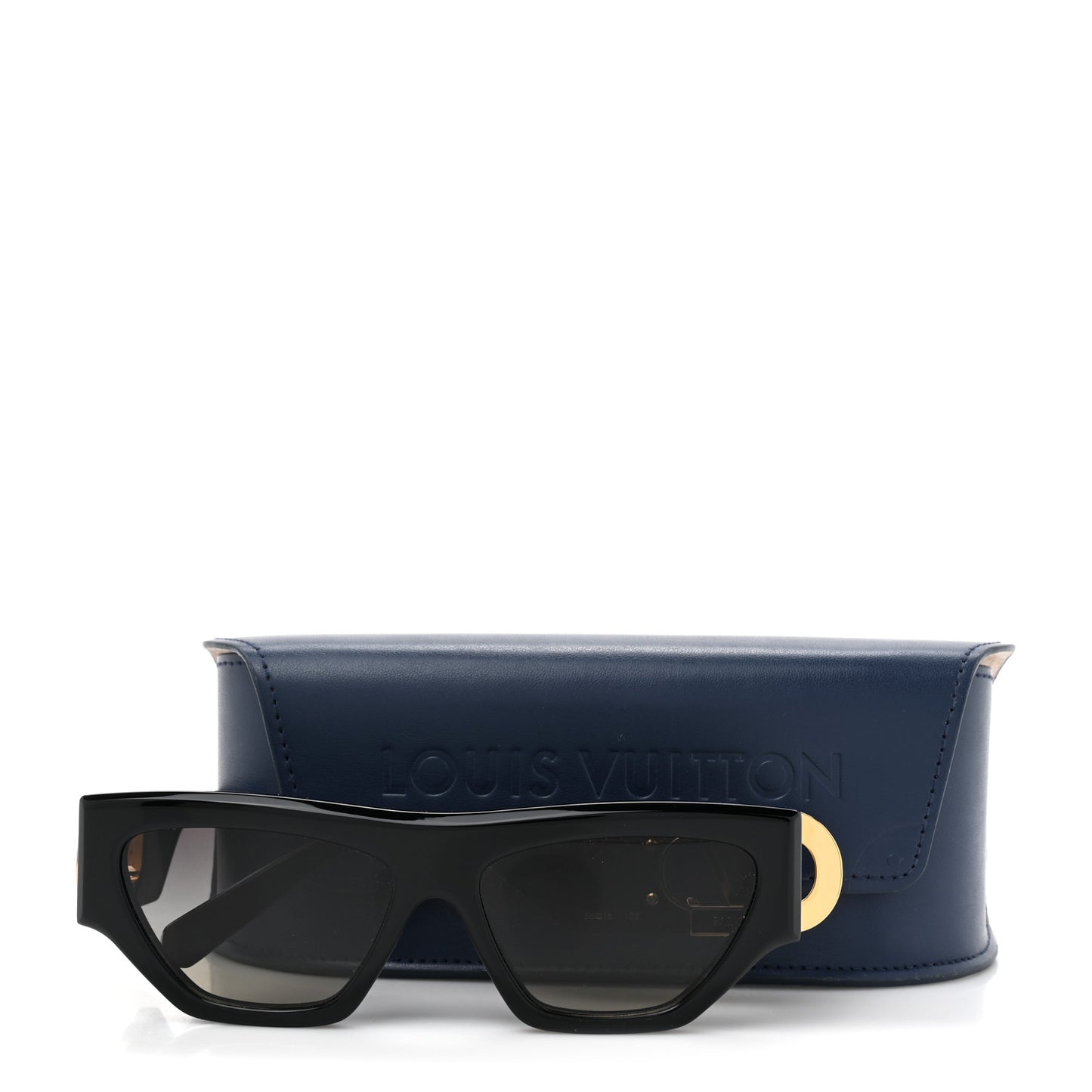 Acetate LV Link Square Sunglasses Z1661W Black
