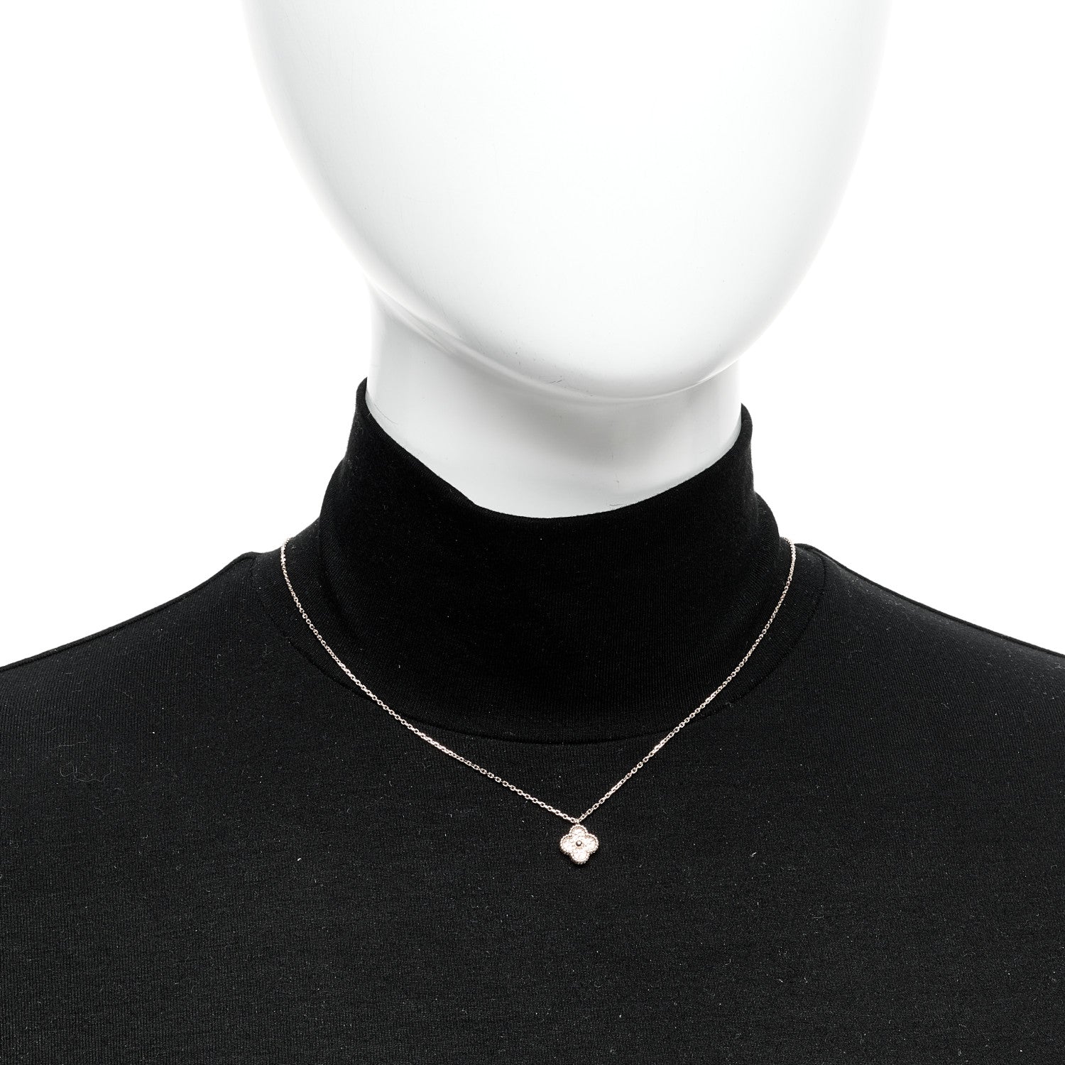 Van Cleef & Arpels 18K Rose Gold Sweet Alhambra Pendant Necklace 2 of 6