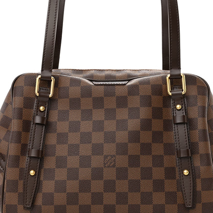 Louis Vuitton Damier Ebene Rivington GM 8 of 10
