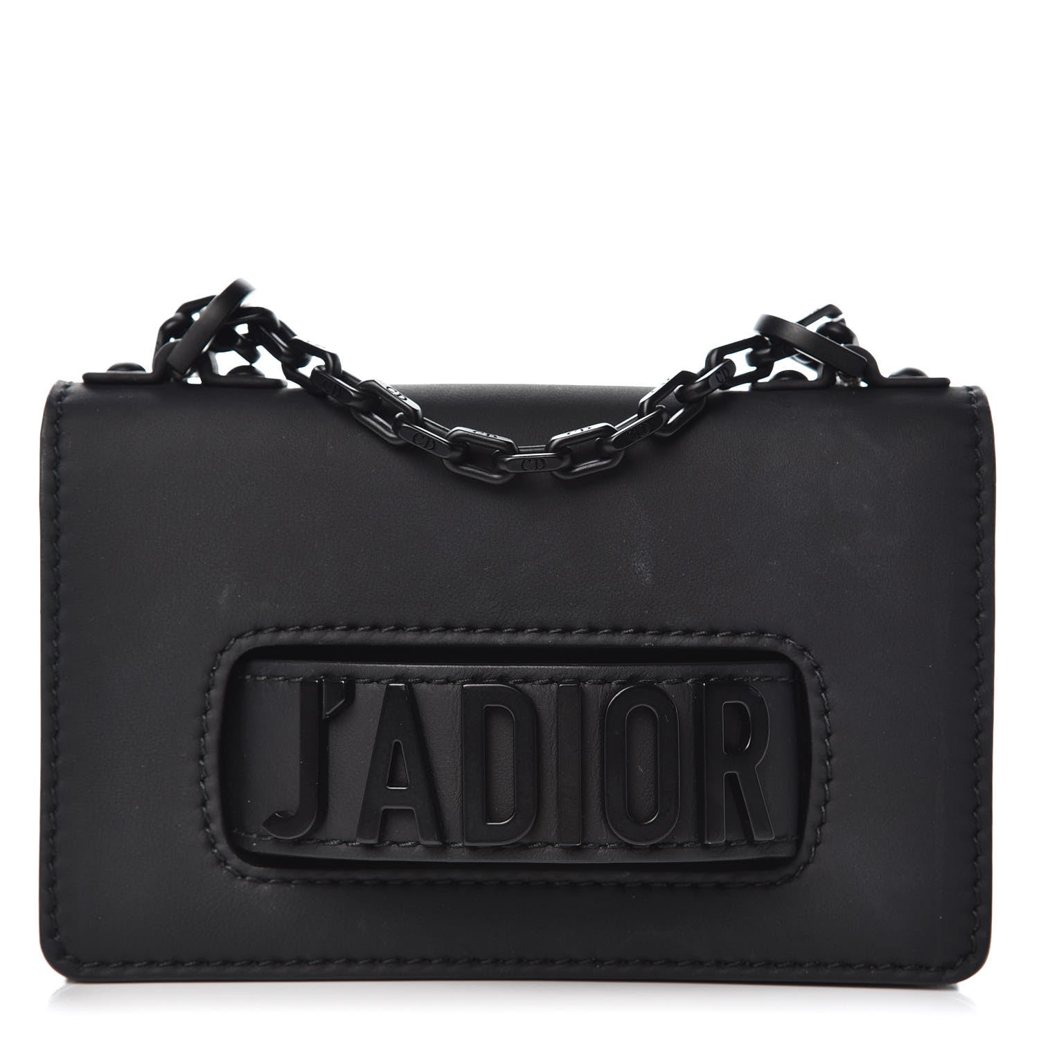 Christian Dior Ultra Matte Calfskin Mini J'Adior Chain Flap Bag Black 1 of 10