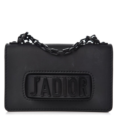 Christian Dior Ultra Matte Calfskin Mini J'Adior Chain Flap Bag Black 1 of 10