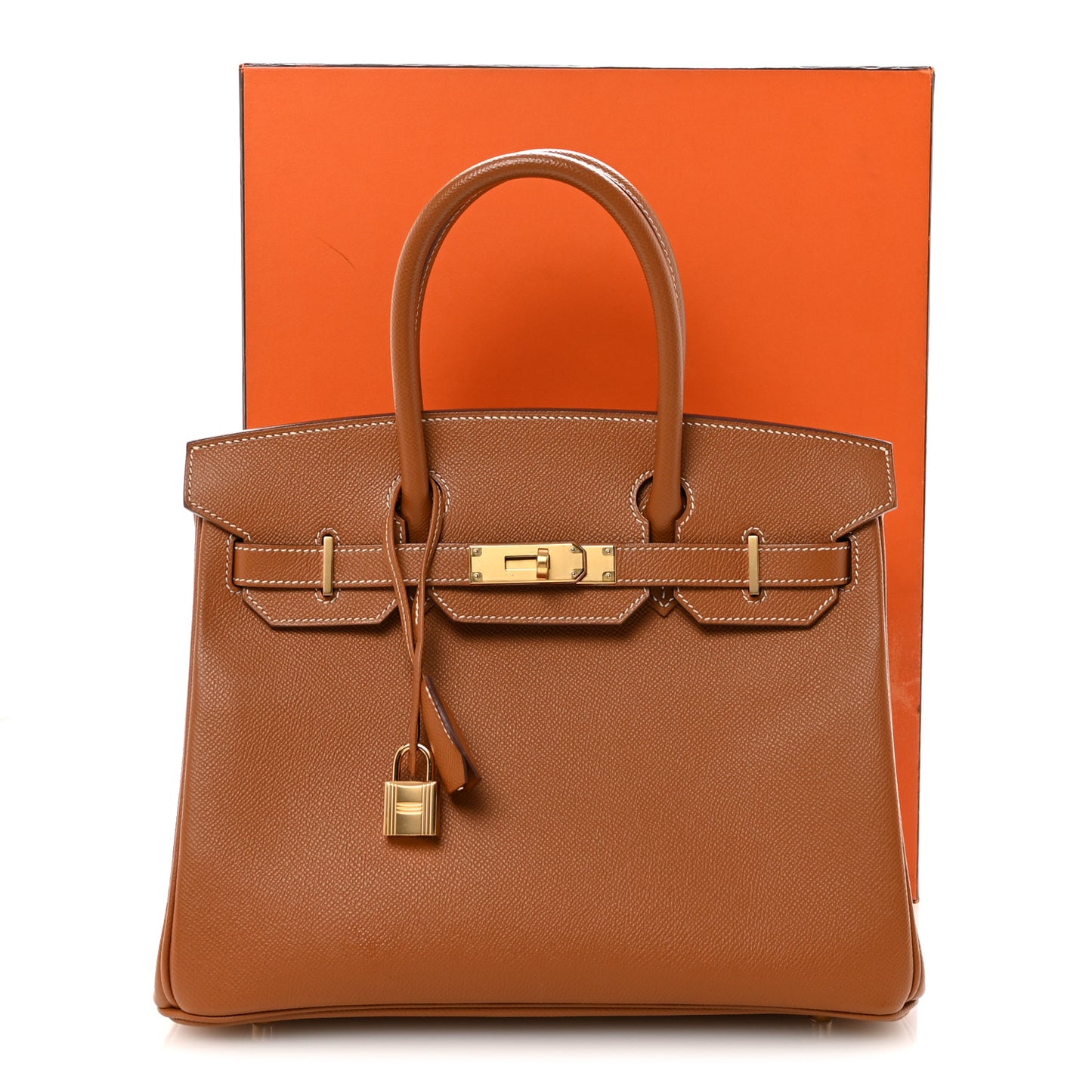 Epsom Birkin 30 Gold