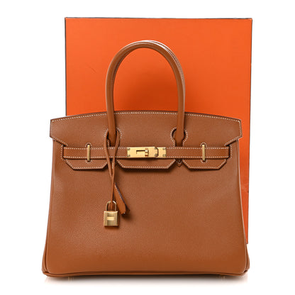 Hermes Epsom Birkin 30 Gold 11 of 11