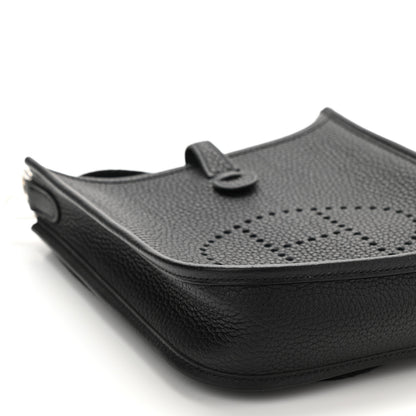 Hermes Taurillon Clemence Evelyne TPM Black 9 of 11