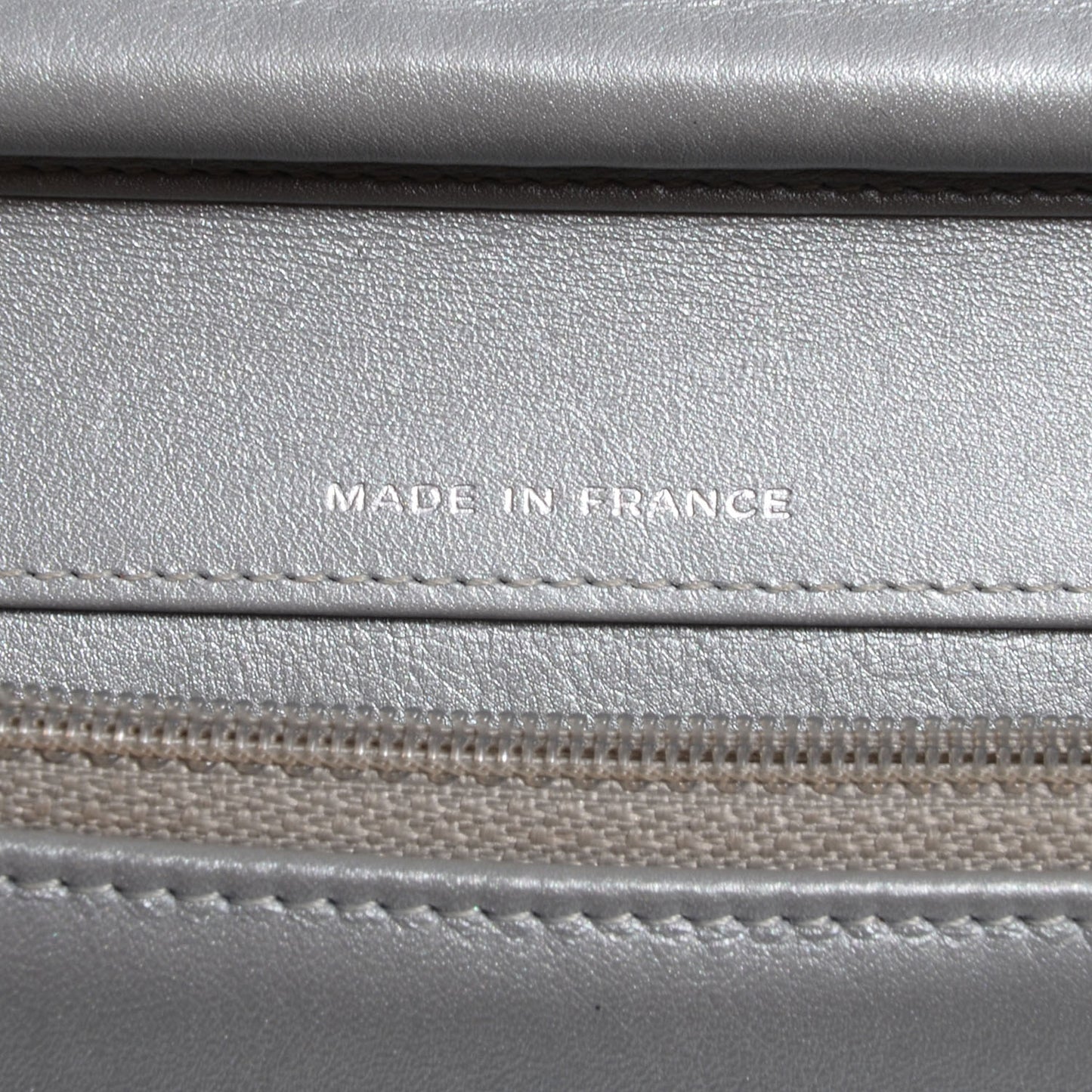 Patent Strass Wallet On Chain WOC Silver