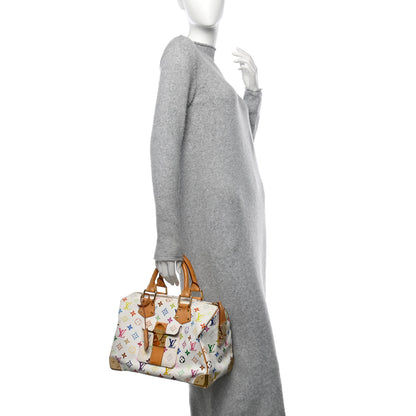 Louis Vuitton Monogram Multicolor Speedy 30 White 2 of 15