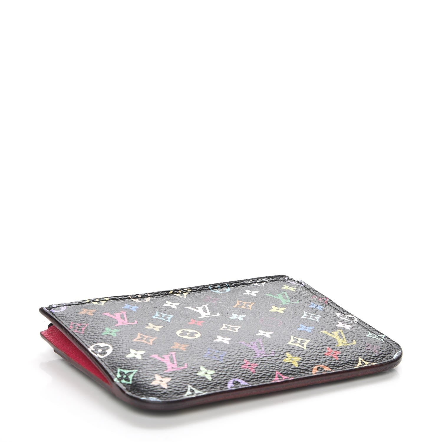 Louis Vuitton Monogram Multicolor Key Pouch Black Grenade 4 of 7