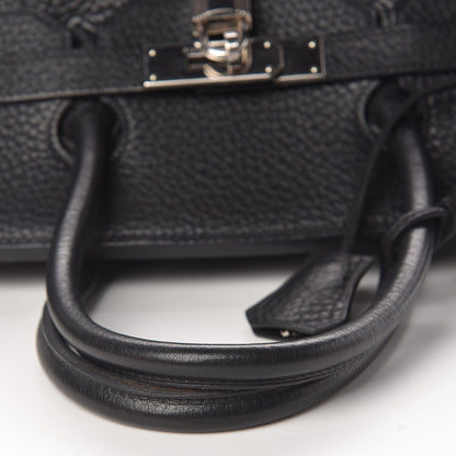 Hermes Taurillon Clemence Birkin 35 Black 12 of 40