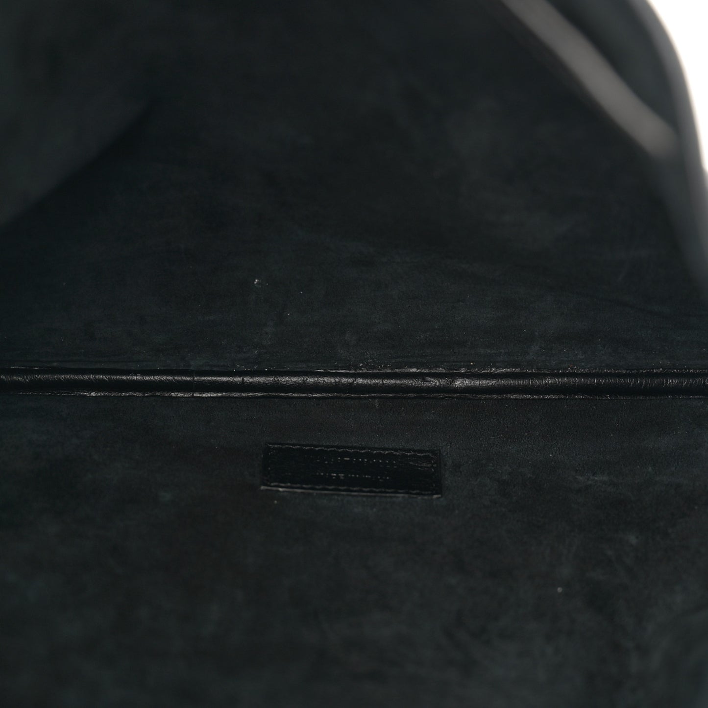 Crocodile Embossed Calfskin Medium Paris VII Flat Hobo Black