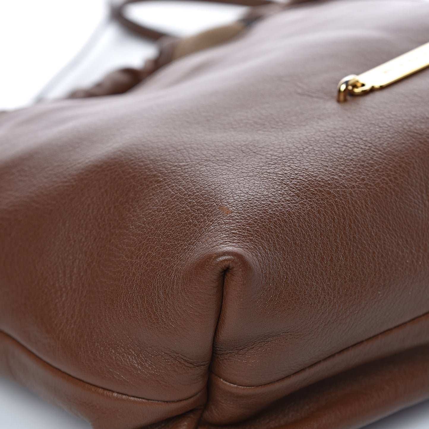 Calfskin House Check Little Crush Tan