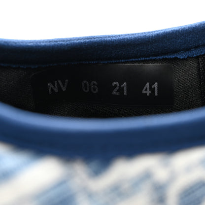 Christian Dior Nylon Oblique Mens Puffy Slippers 41 Blue White 11 of 13