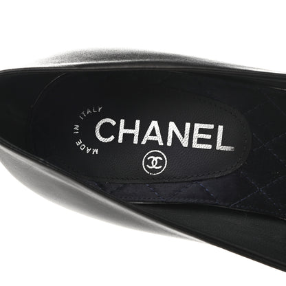 Chanel Lambskin Crystal CC Pumps 37 Black 7 of 10