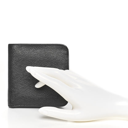 Louis Vuitton Taiga Zip Wallet Black 2 of 8