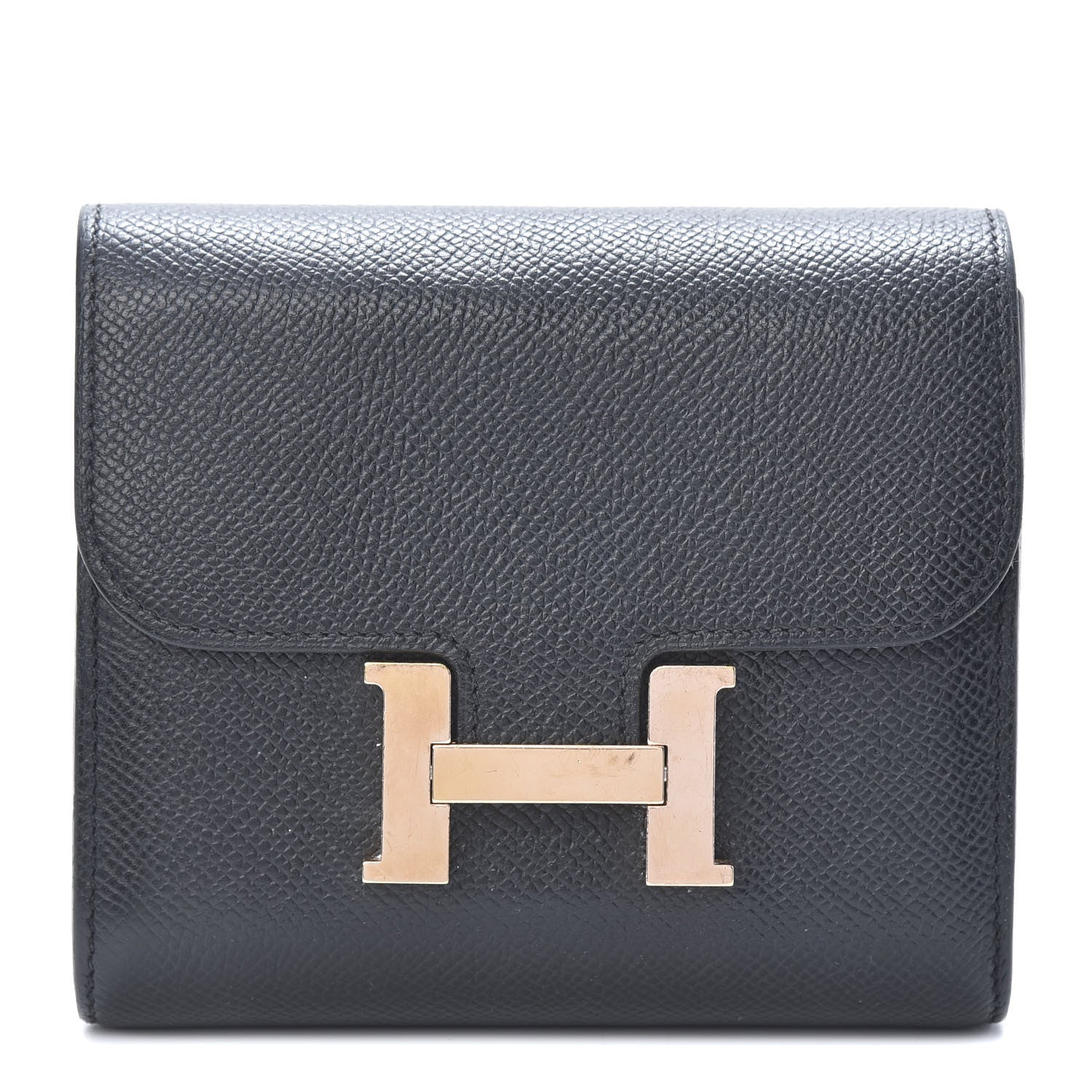 Hermes Epsom Constance Short Wallet Black 1 of 10