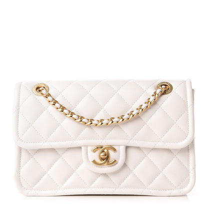 Chanel Caviar Quilted Medium Sweet Classic Flap White 1 of 11