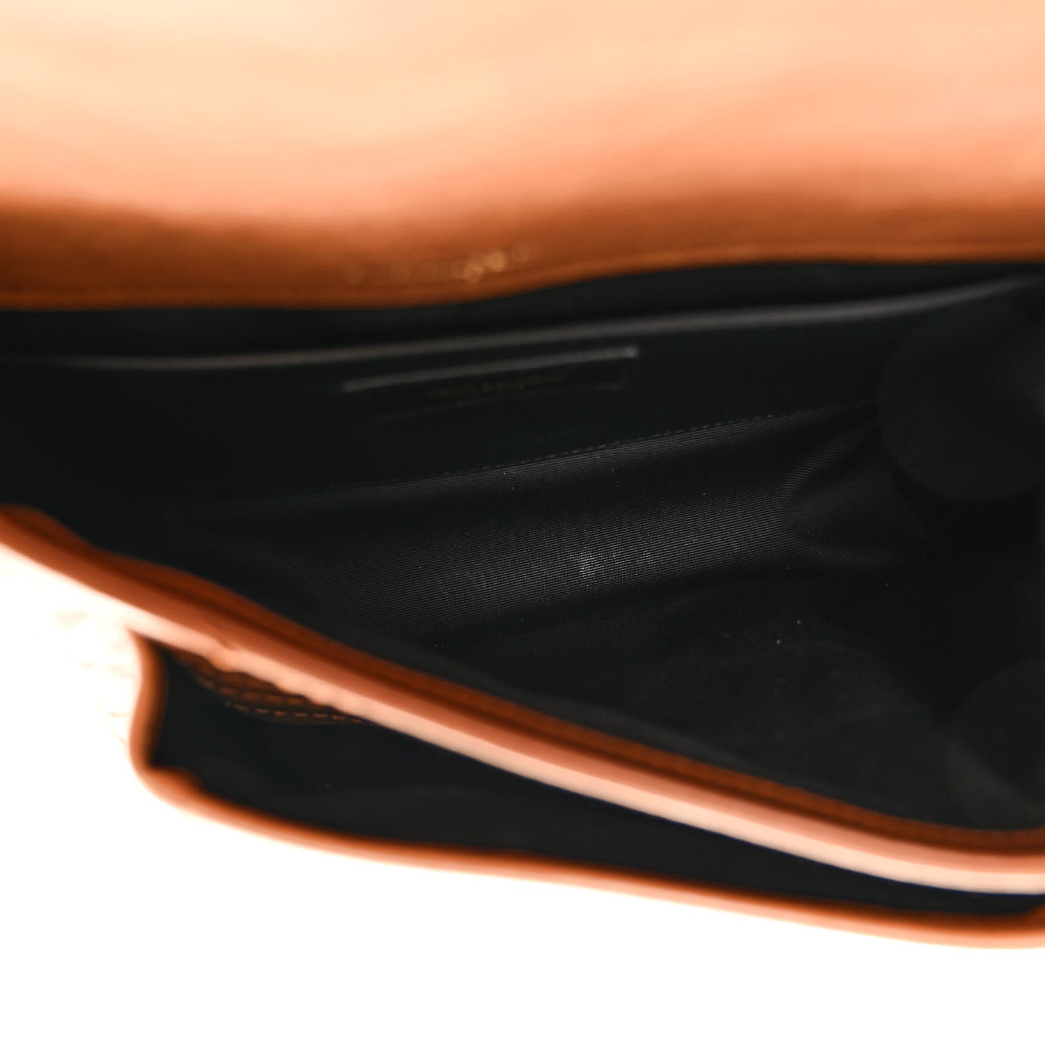 Saint Laurent Crinkled Calfskin Matelasse Monogram Baby Niki Chain Satchel Light Caramel 5 of 10