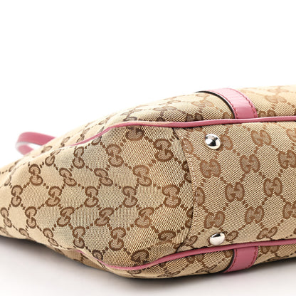 Gucci Monogram Medium Twins Tote Pink 10 of 12