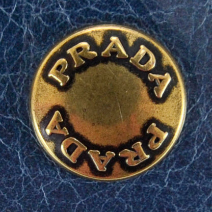 Prada Vitello Shine Hobo Denim 10 of 14
