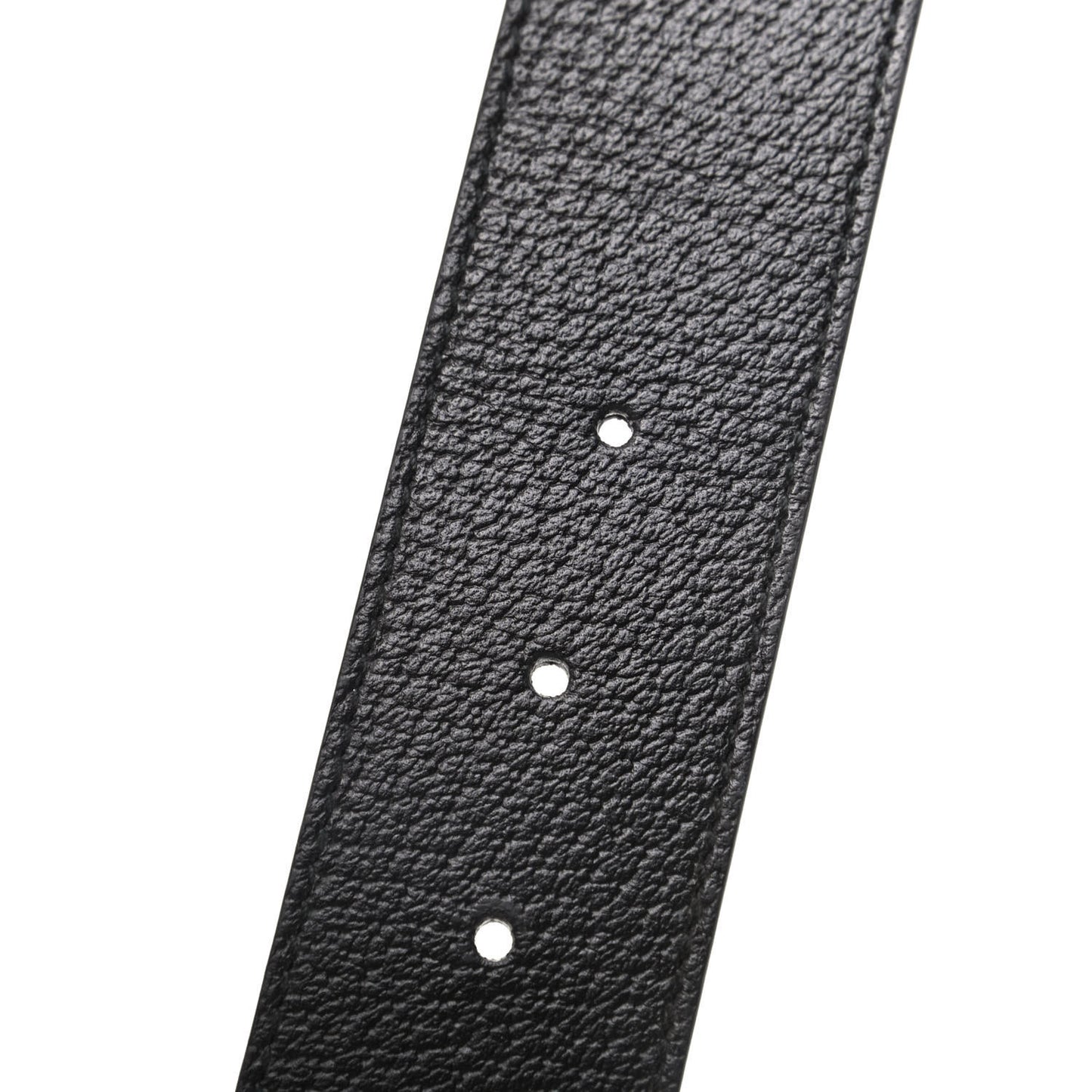Textured Calfskin Double G 40mm Belt 85 34 Black