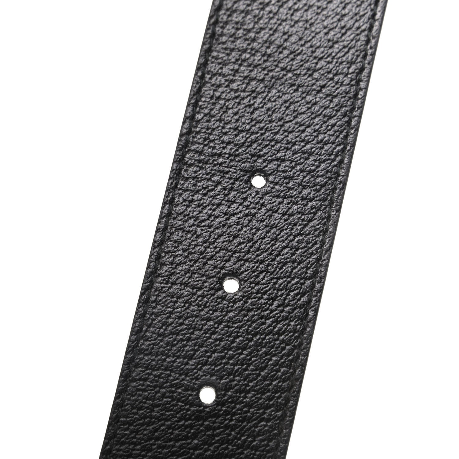 Gucci Textured Calfskin Double G 40mm Belt 85 34 Black 4 of 5