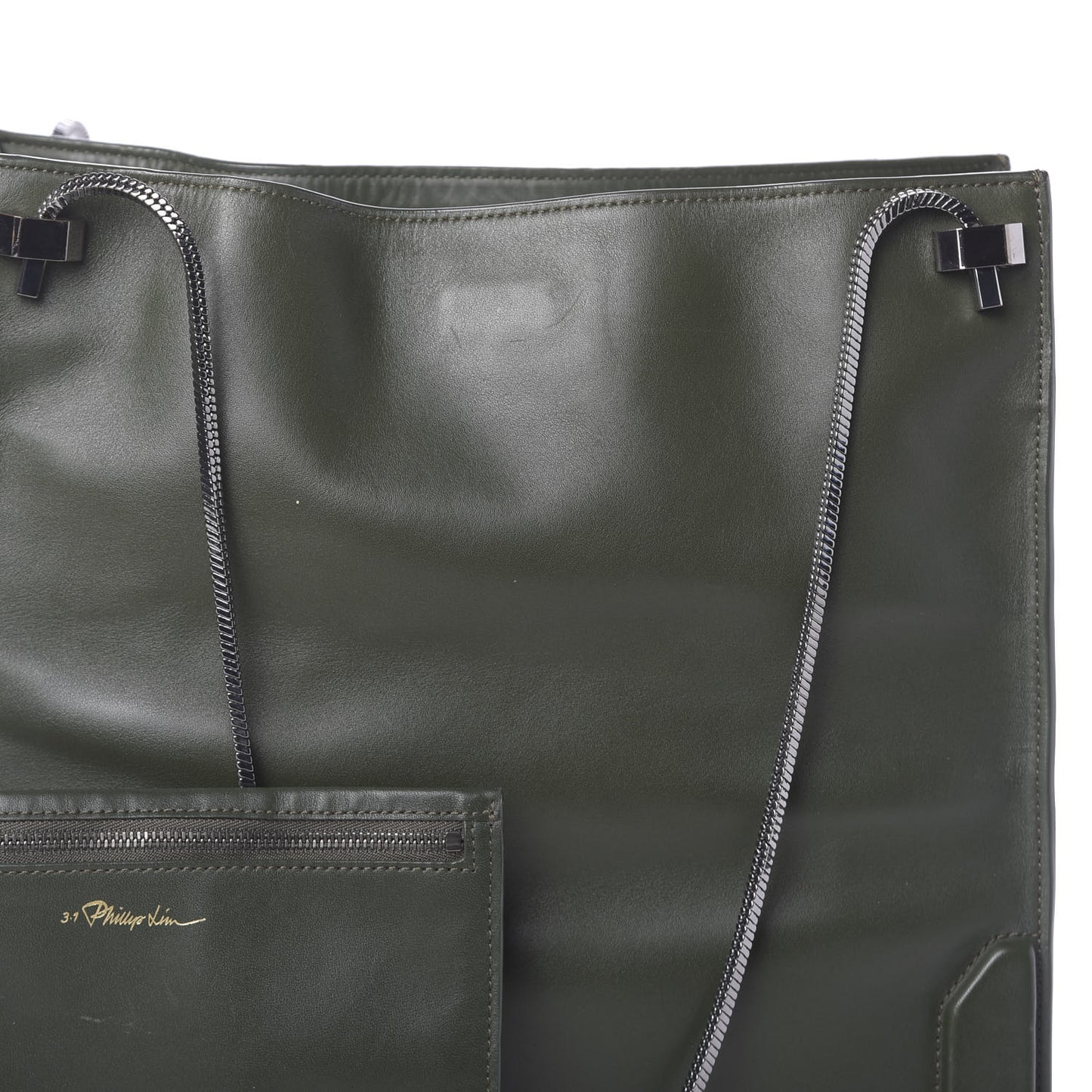 3.1 Calfskin Tote Green