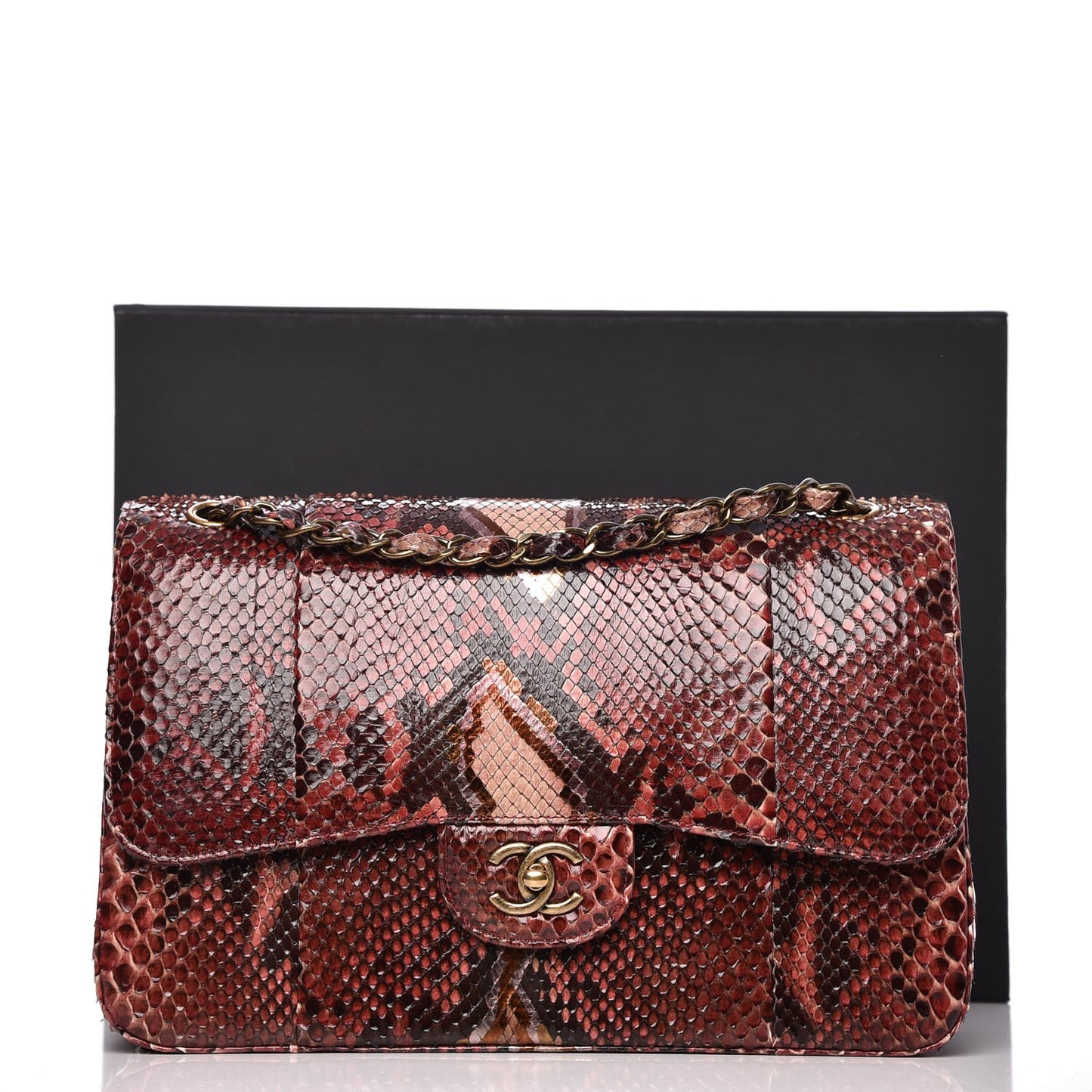 Python Jumbo Double Flap Red
