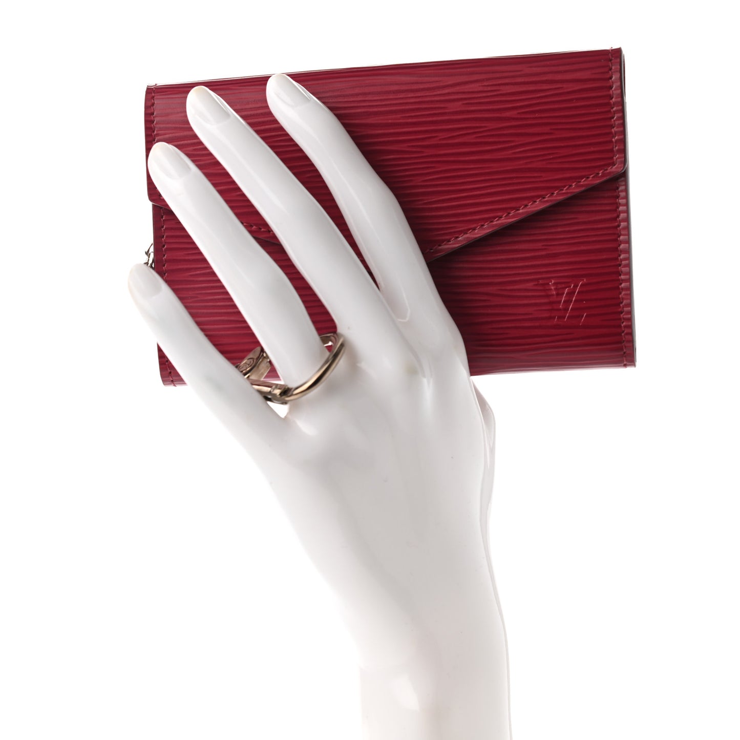 Epi Key Pouch Fuchsia