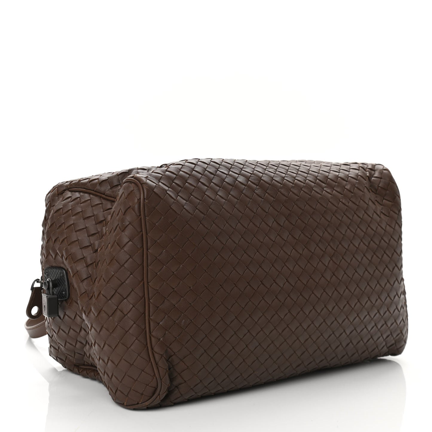 Nappa Intrecciato Boston Brown