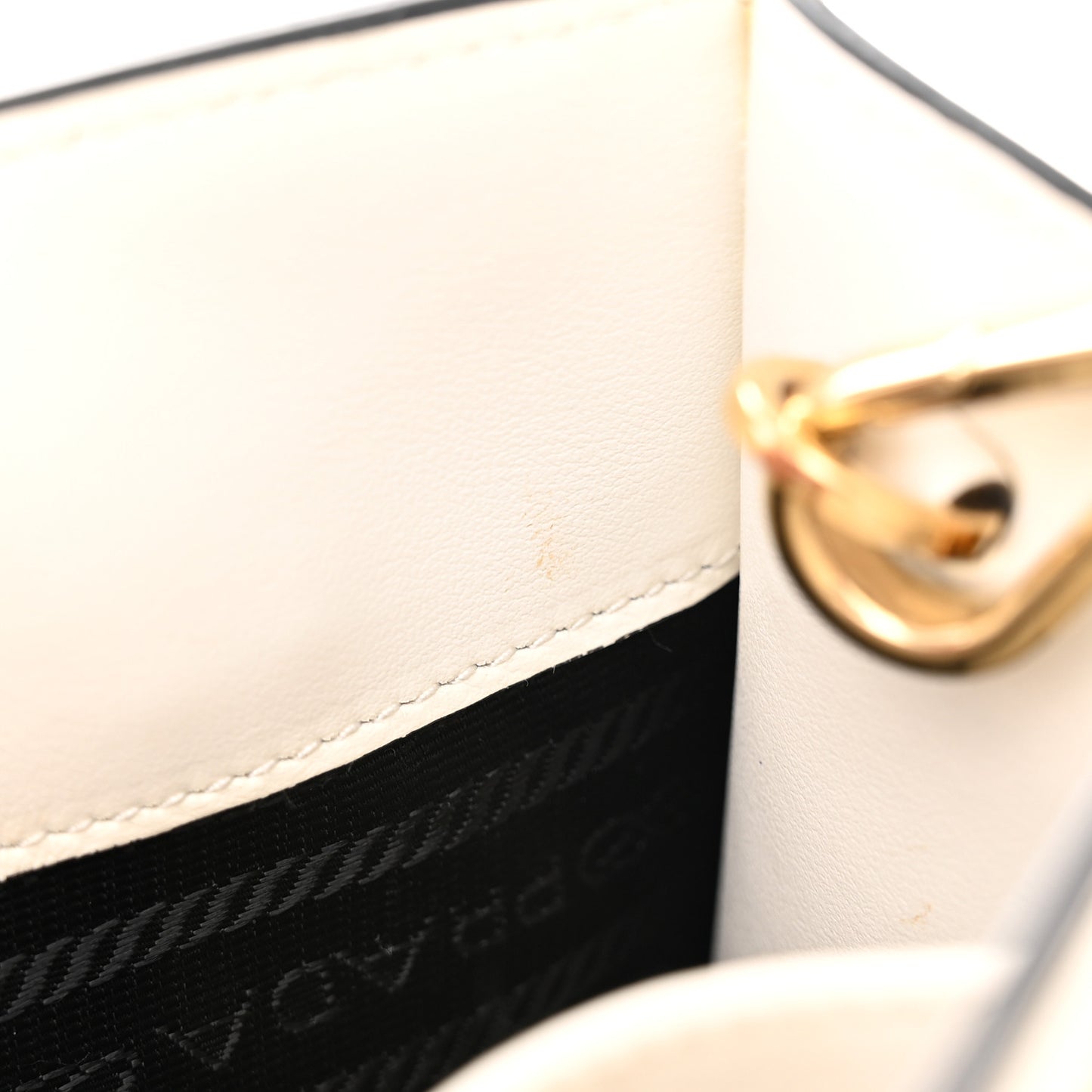 Soft Calfskin Small Shoulder Bag Bianco