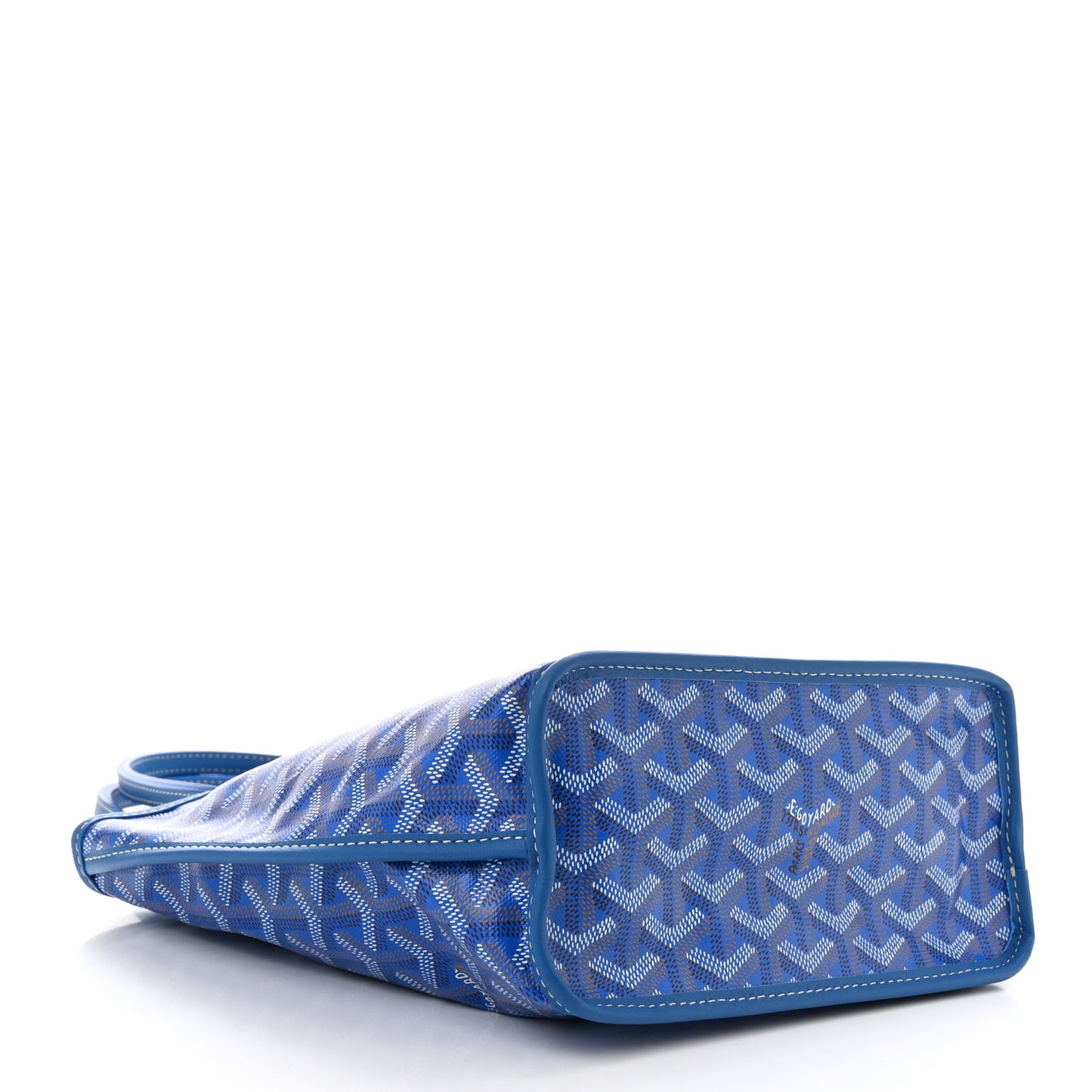 Goyardine Reversible Mini Anjou Sky Blue