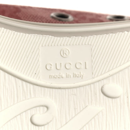Gucci GG Monogram Calfskin Womens Low Top Sneakers 36.5 Pink Soft Pink 7 of 8