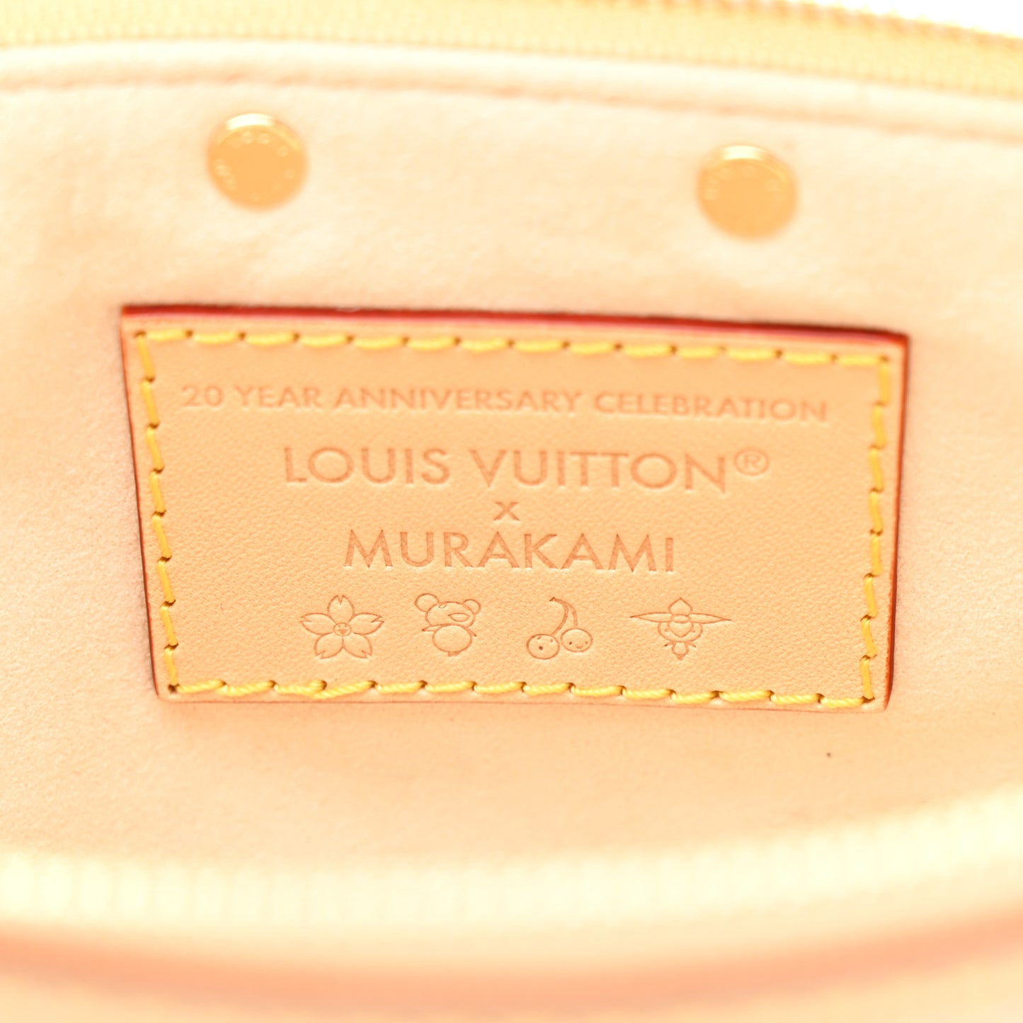 LV X TM Monogram Multicolor Pochette Accessories White