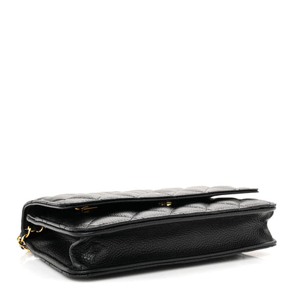 Chanel Caviar Quilted Wallet on Chain WOC Black 4 of 11