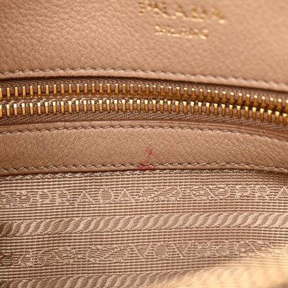 Prada Vitello Daino Mini Shopping Tote Cammeo 13 of 22