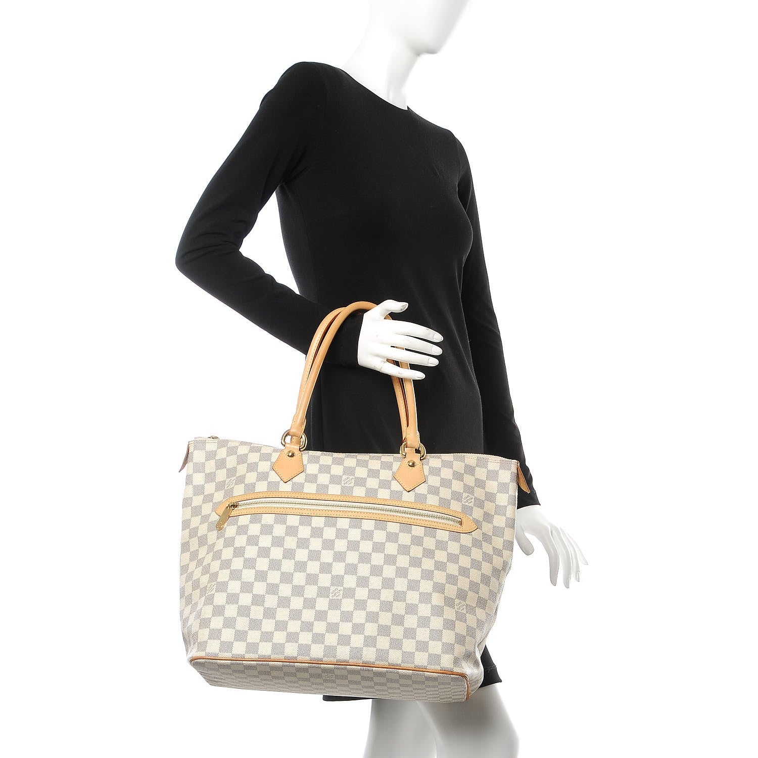 Louis Vuitton Damier Azur Saleya GM 2 of 8